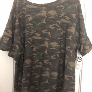 came shirt with tie in back